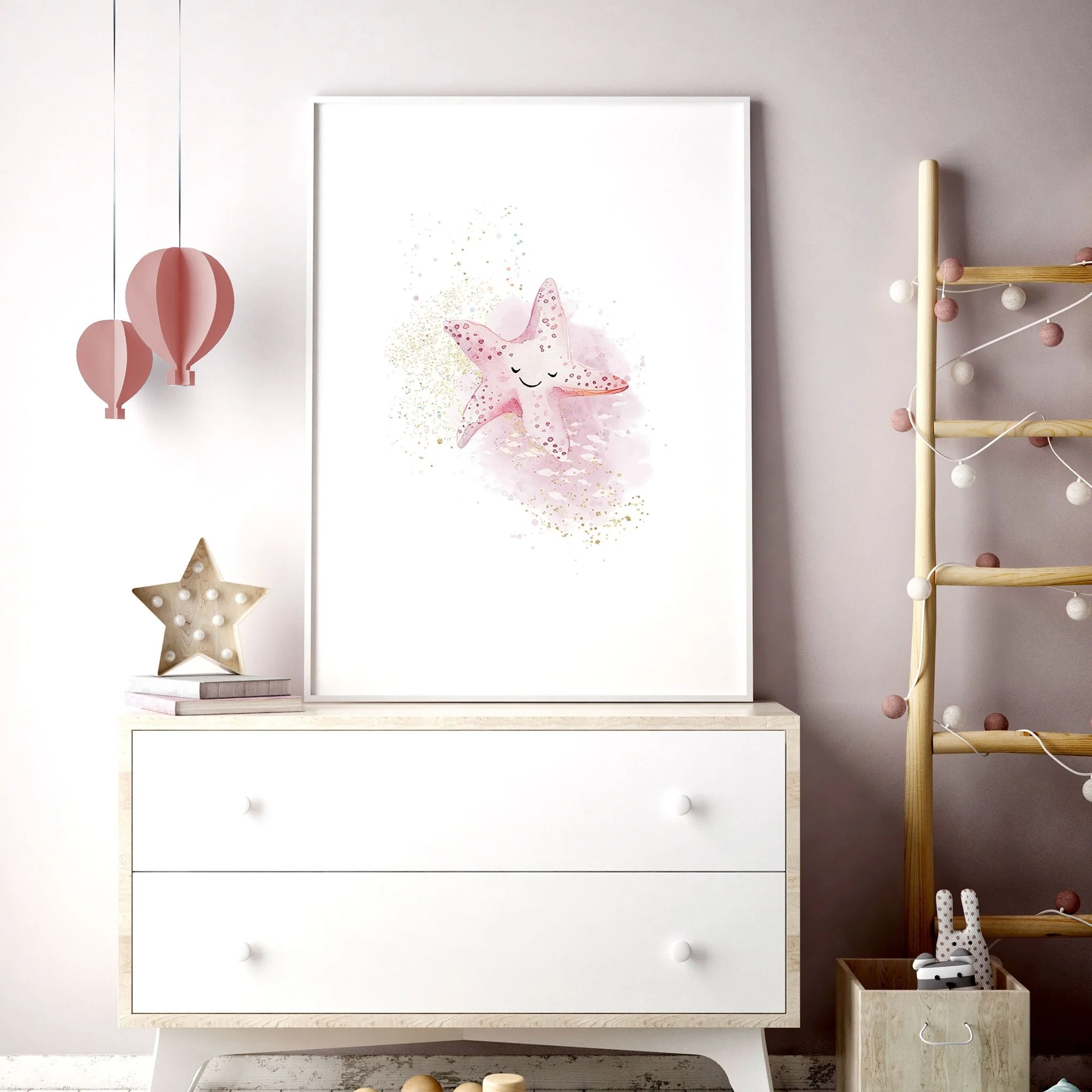 Mermaid Decorations Bedroom | Set of 3 wall art prints - Image 10