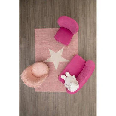 Mia 2 Seat Pink Velvet Kids Sofa - Image 8