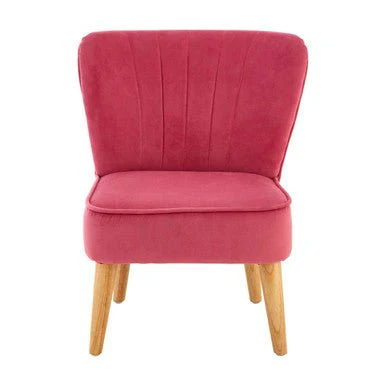 Mia Pink Velvet Kids Chair - Image 13