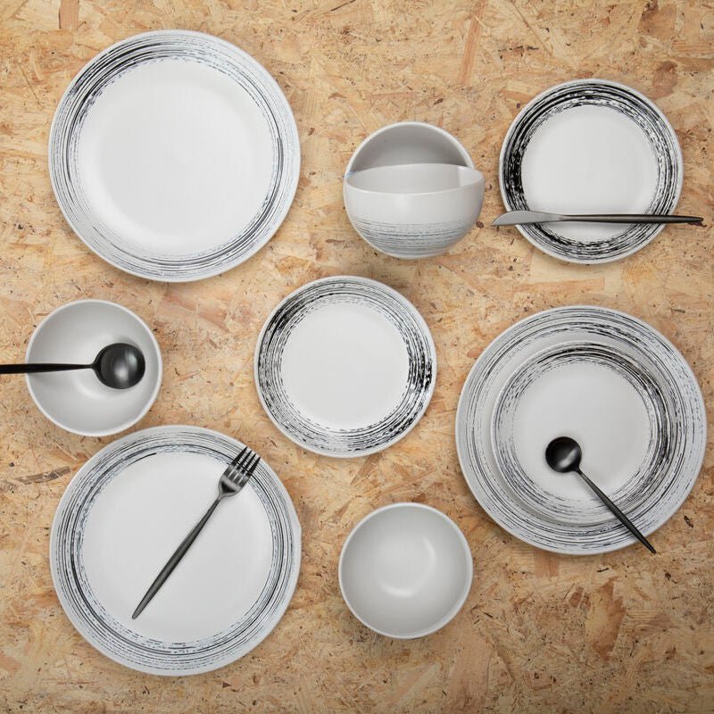 Middag Black And White Dinner Set - Image 6