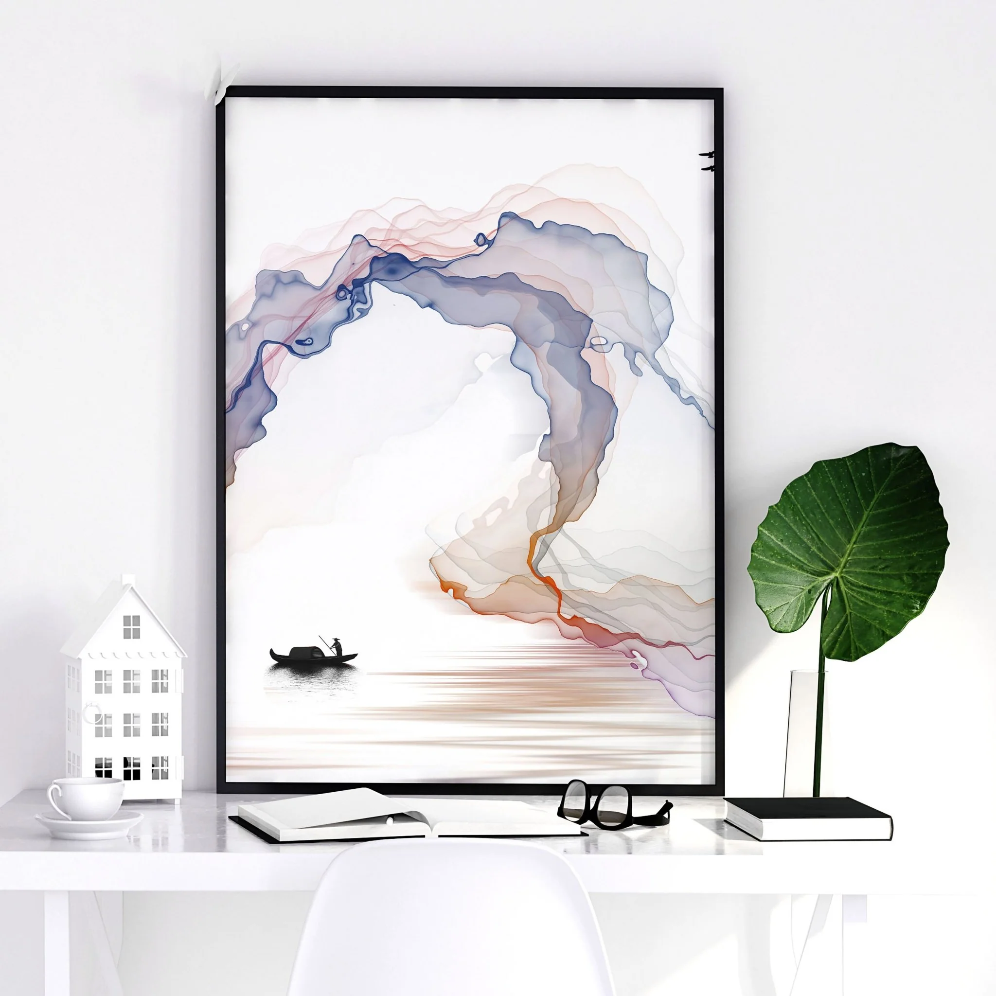 Minimal wall art | set of 3 Japanese wall art - Image 6