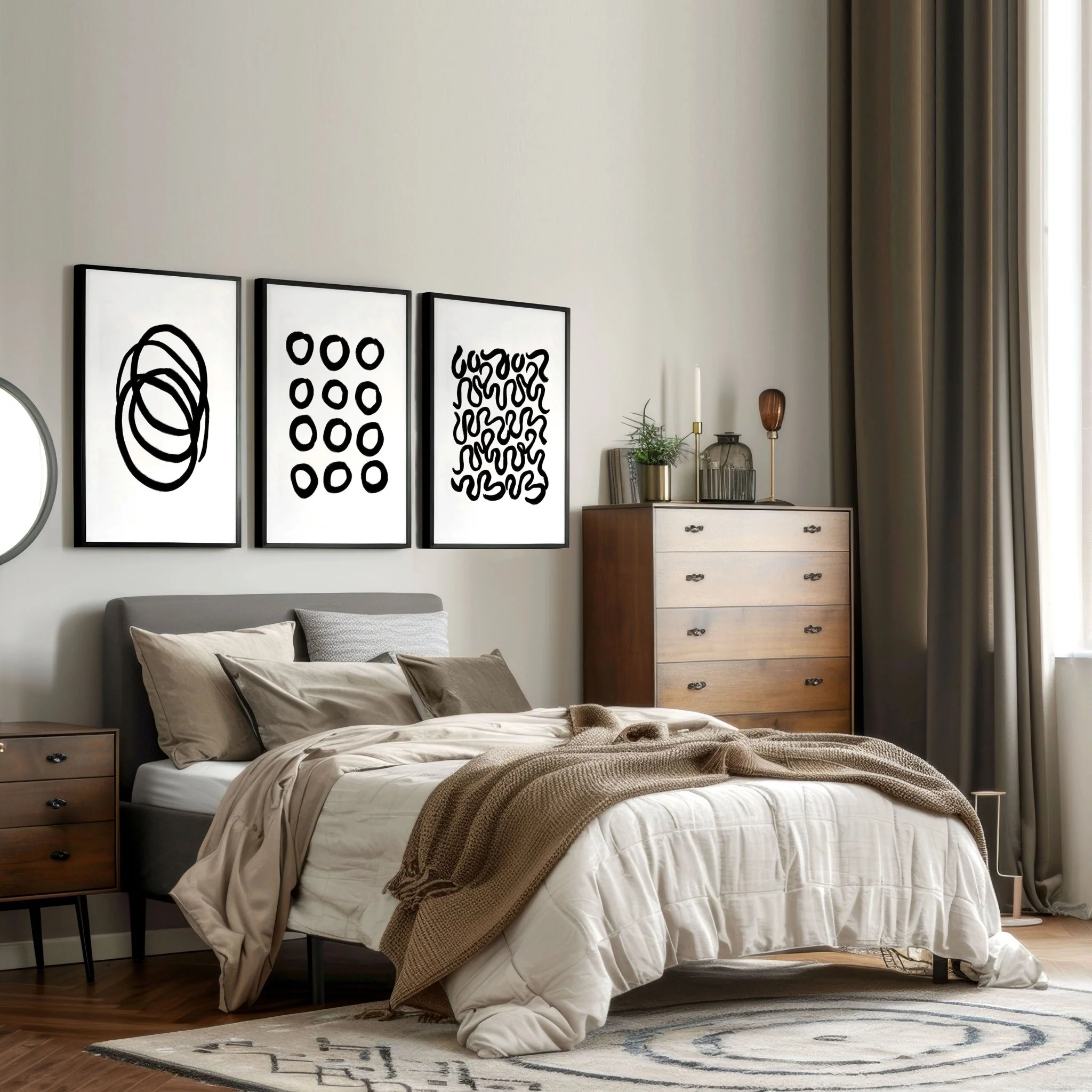 Minimalist Art Wall | Set of 3 wall art prints - Image 6