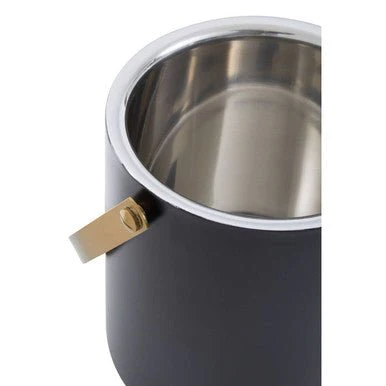 Mixology Black And Gold Finish Ice Bucket - Image 10