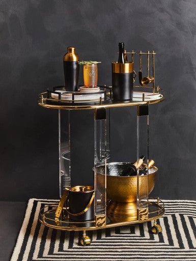 Mixology Gold Finish And Black Cocktail Shaker - Image 7