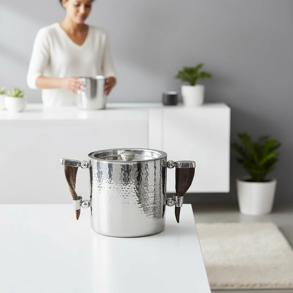 Mixology Haven Horn Handle Ice Bucket - Image 2