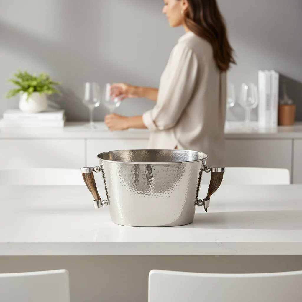 Mixology Haven Horn Handle Wine Cooler - Image 2