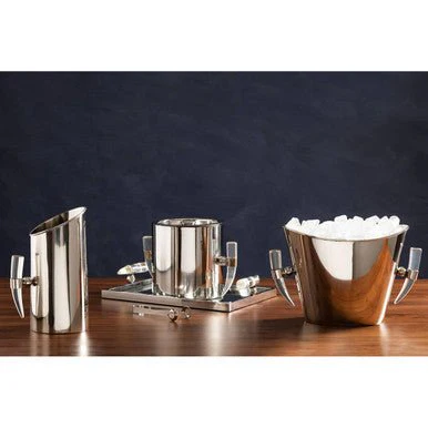 Mixology Herne Acrylic Horn Handle Ice Bucket - Image 6