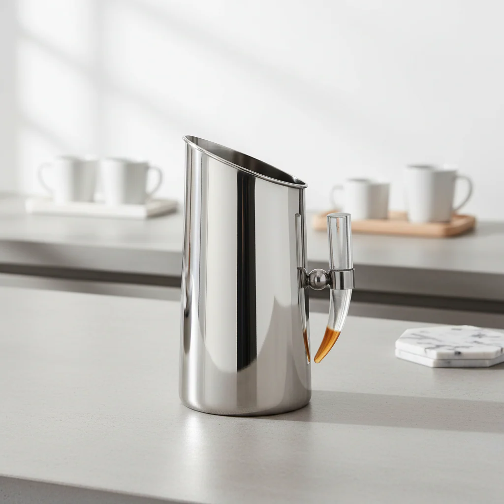 Mixology Herne Acrylic Horn Handle Pitcher - Image 3