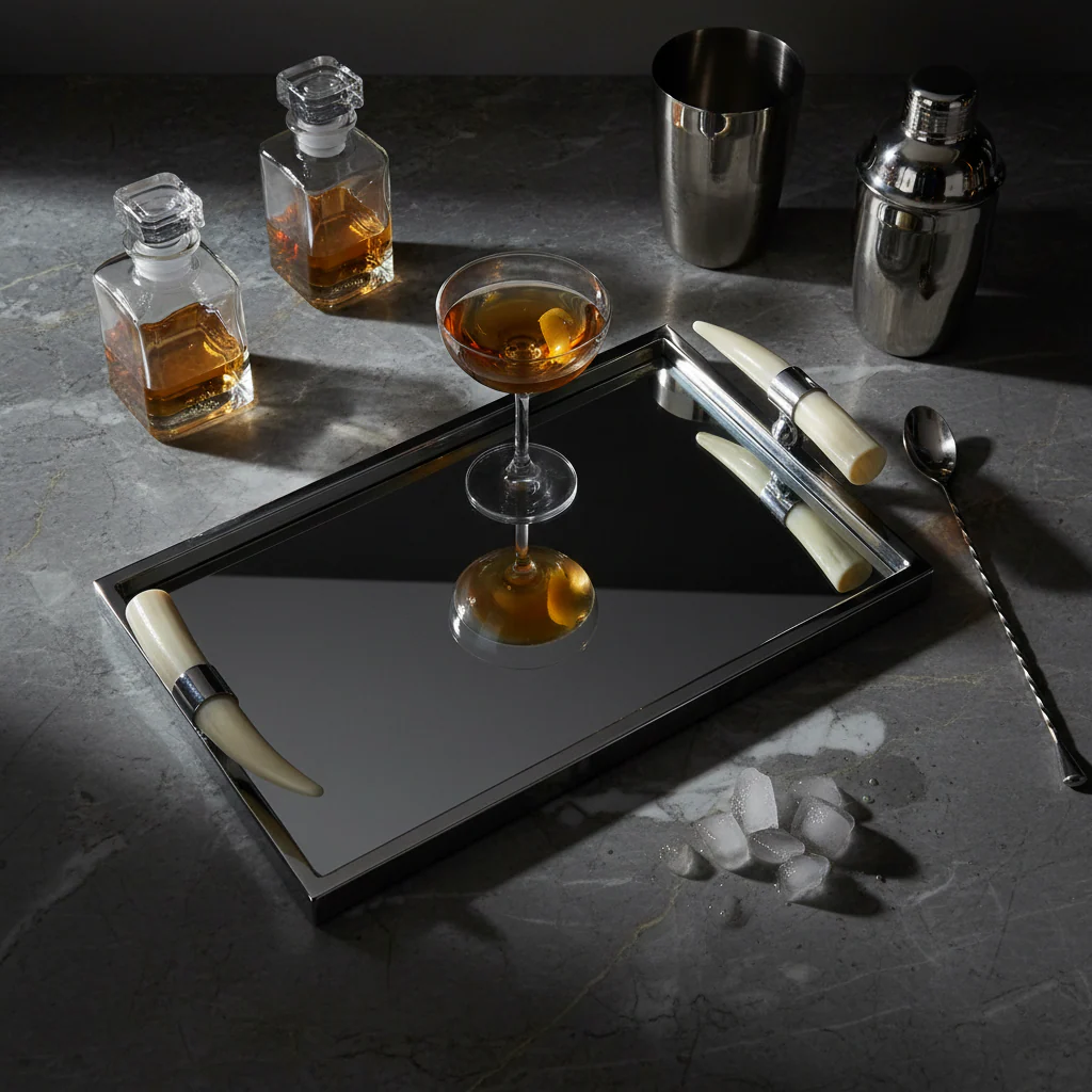 Mixology Herne Mirrored Tray - Image 4