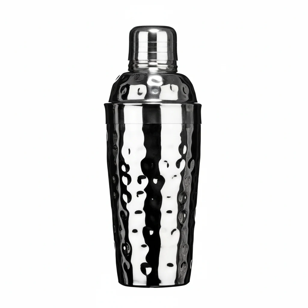 Mixology Stainless Steel Hammered Effect 500Ml Cocktail Shaker