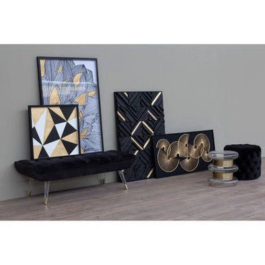 Modello Black Wood Carving Wall Art - Image 6