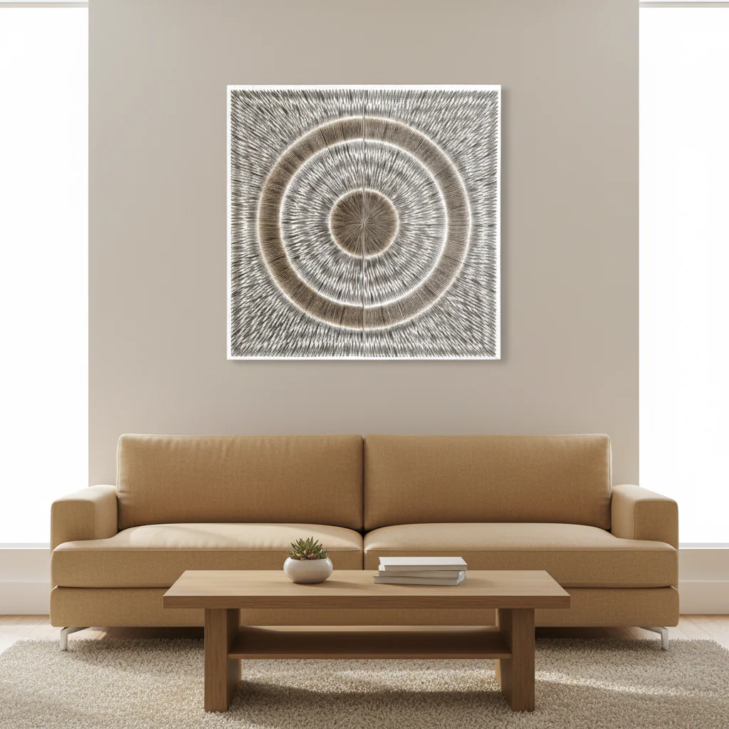 Modello Silver Wood Carving Wall Art - Image 4