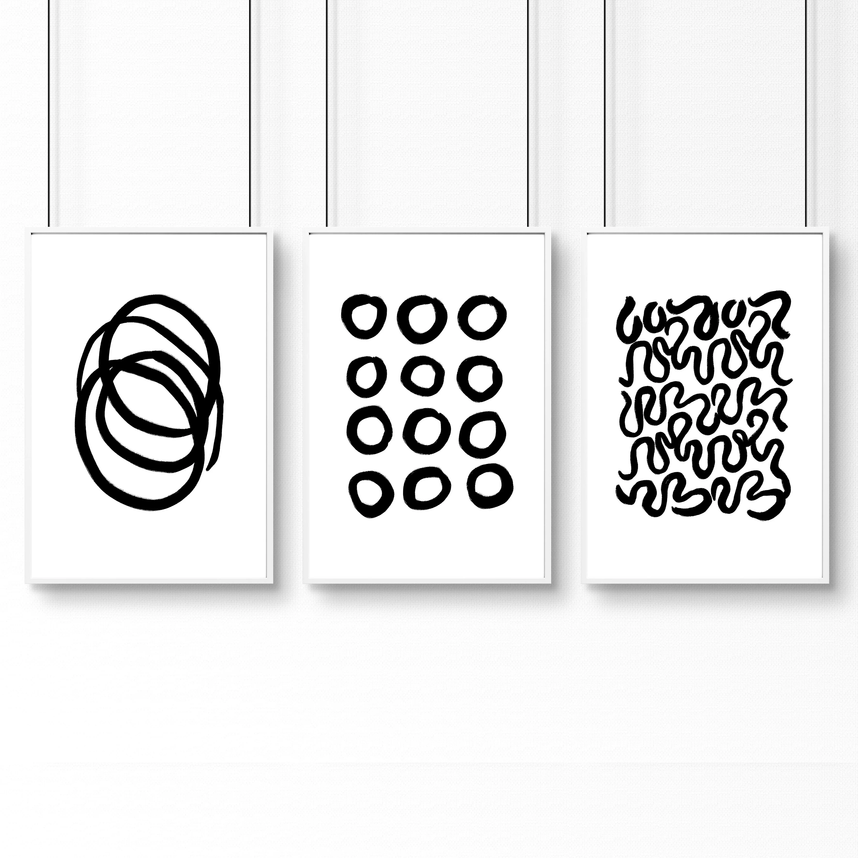 Modern Art For Living Room Wall | Set of 3 wall art prints - Image 13