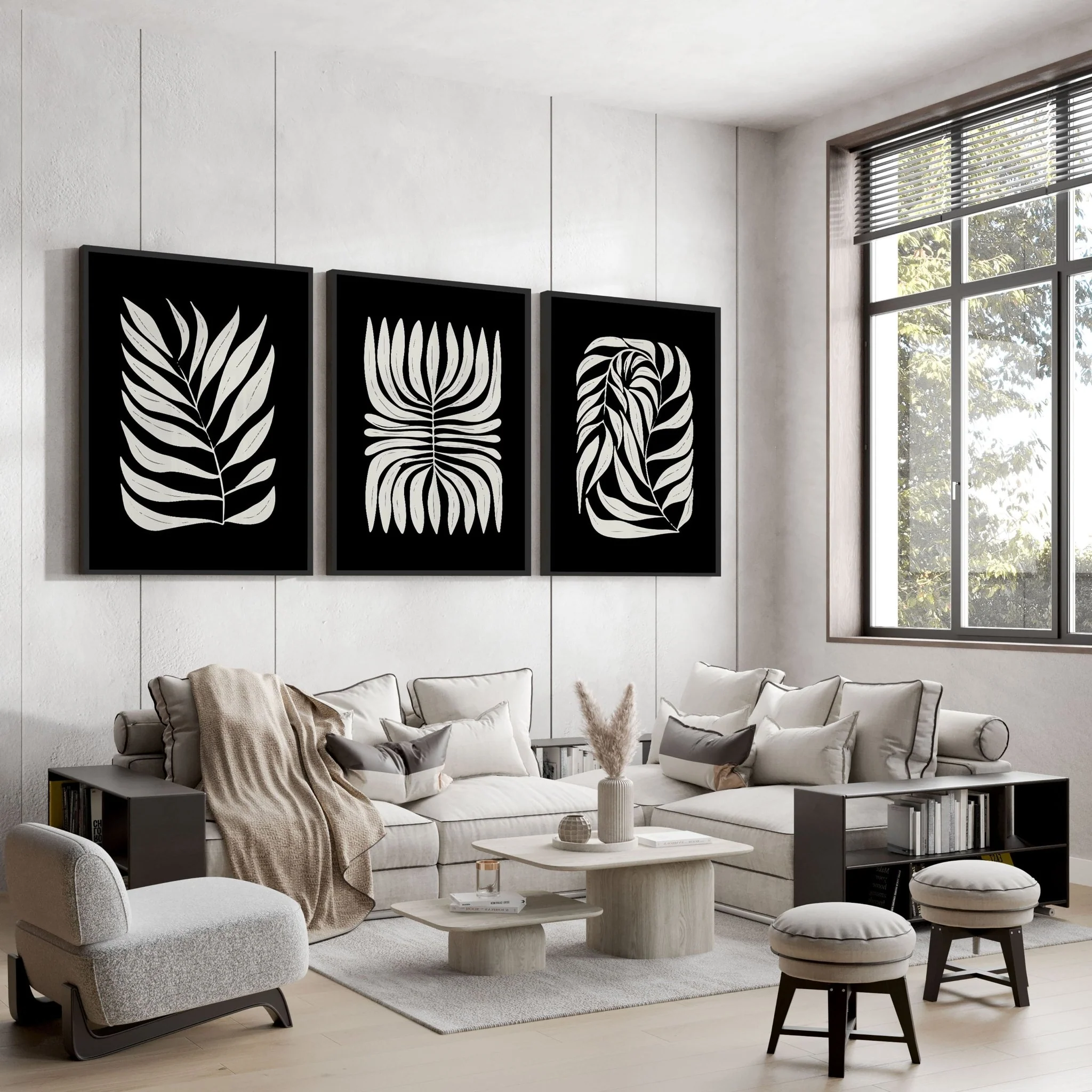 Modern Art Wall Decor | Set of 3 wall art prints - Image 6