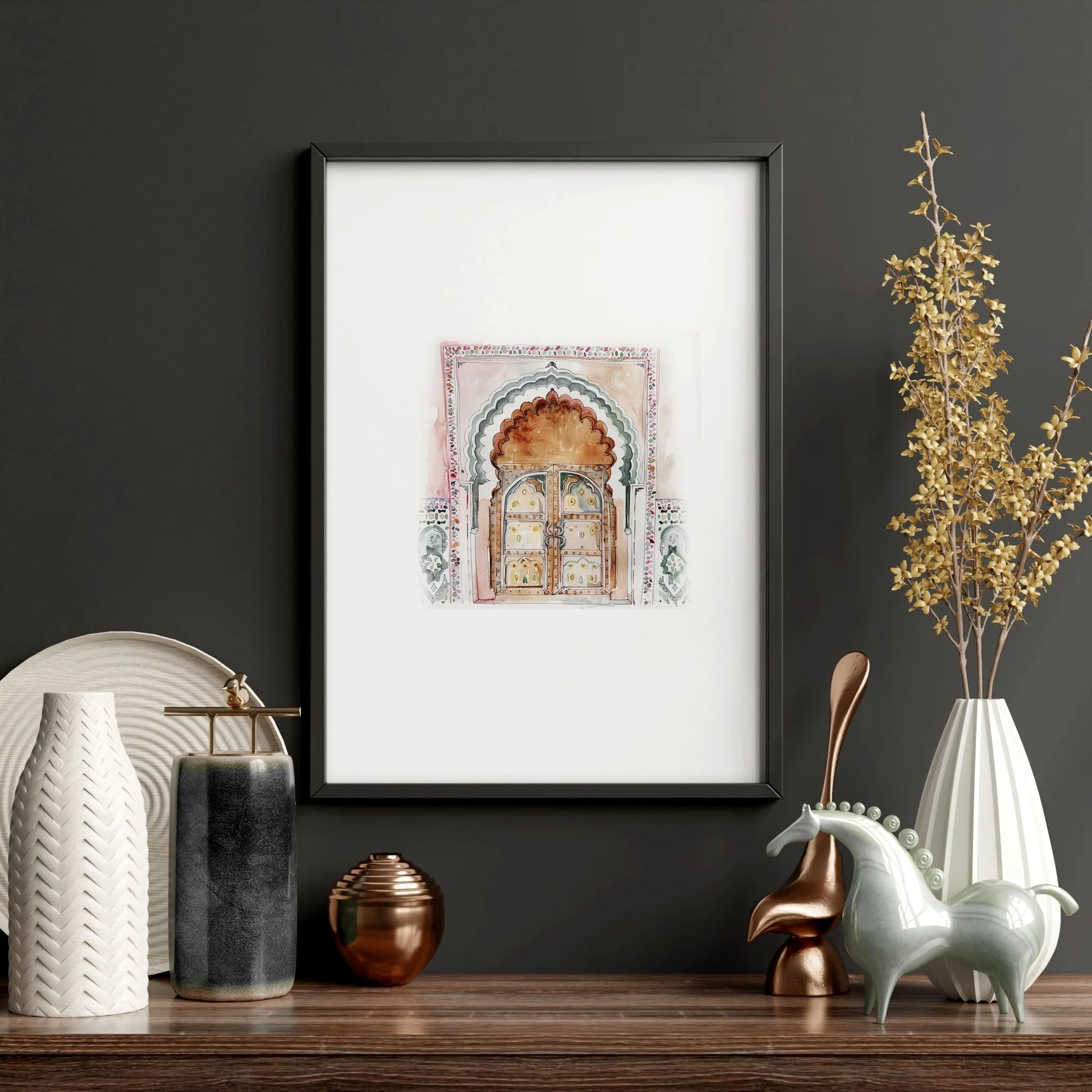 Modern Artwork For Walls | Set of 3 Moroccan Inspired Wall art Prints - Image 13