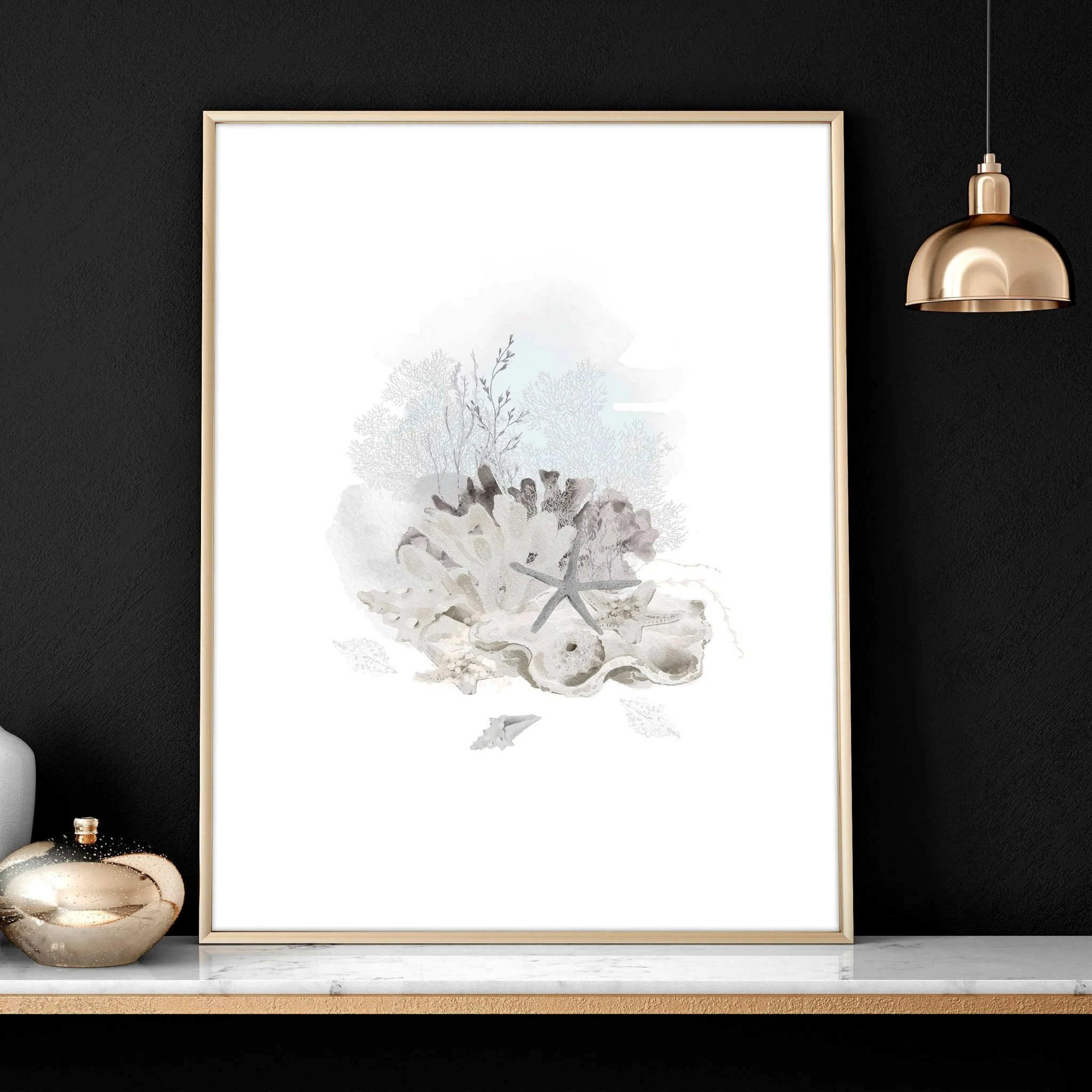 Modern beach house decor | Set of 3 wall art prints - Image 6