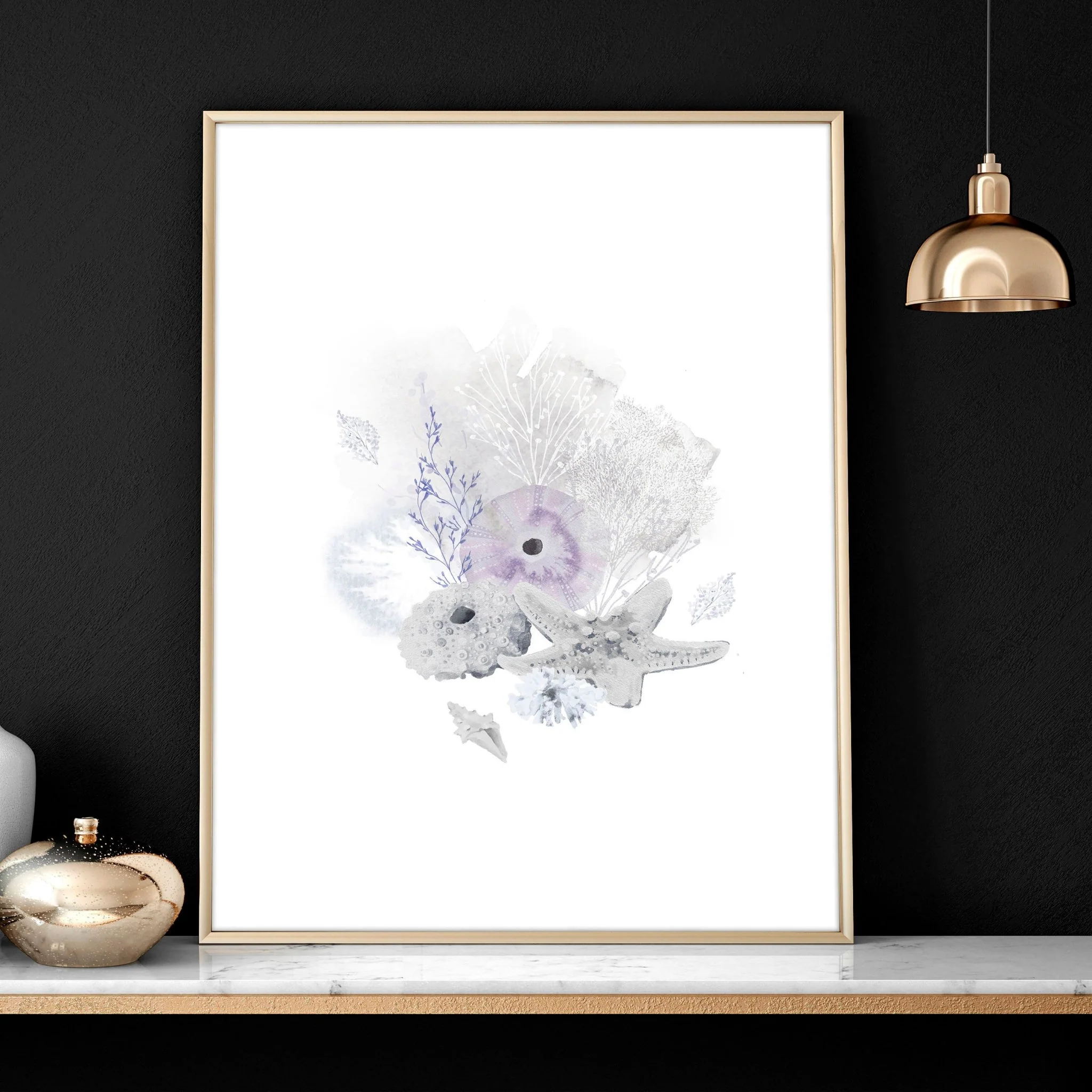 Office wall decor | set of 3 Modern Coastal wall art prints - Image 4