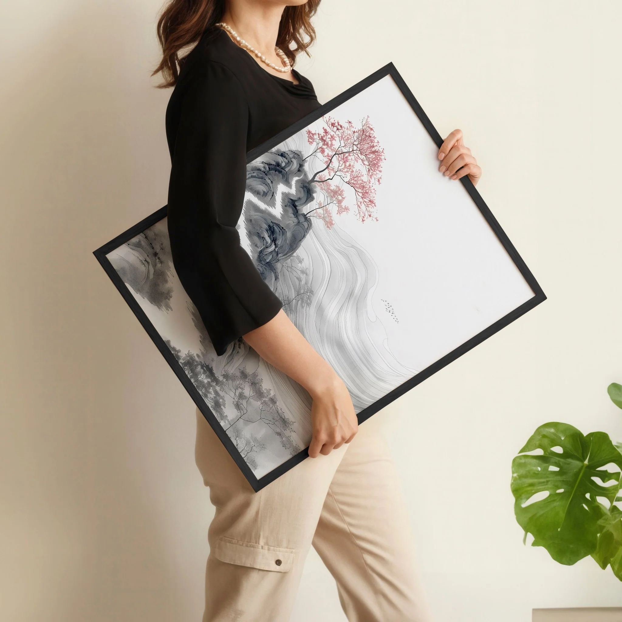 Modern Living Room Art | Set of 3 Asian Inspired Wall art Prints - Image 11