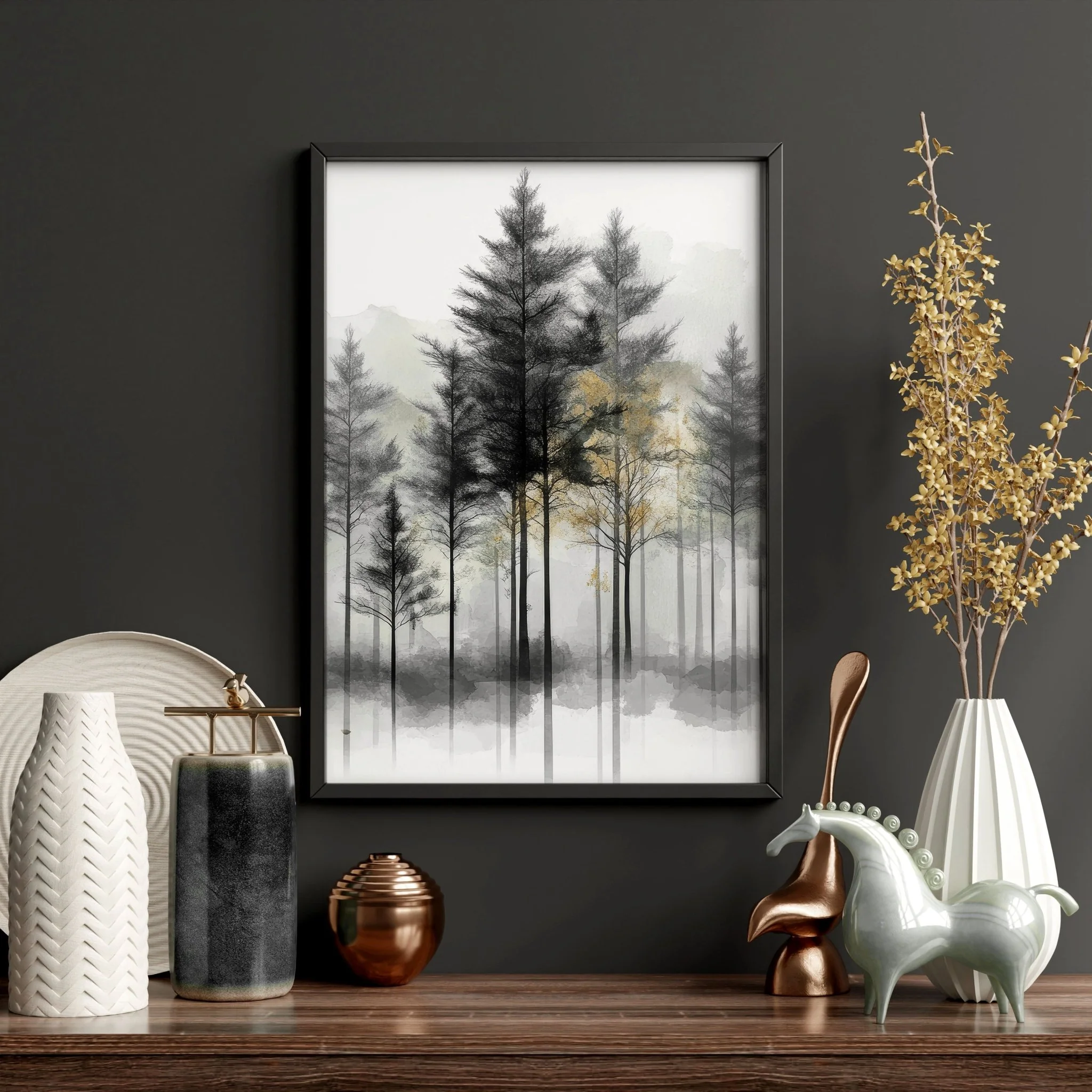 Modern Living Room Wall Art | Set of 3 Asian Inspired Wall art Prints - Image 17