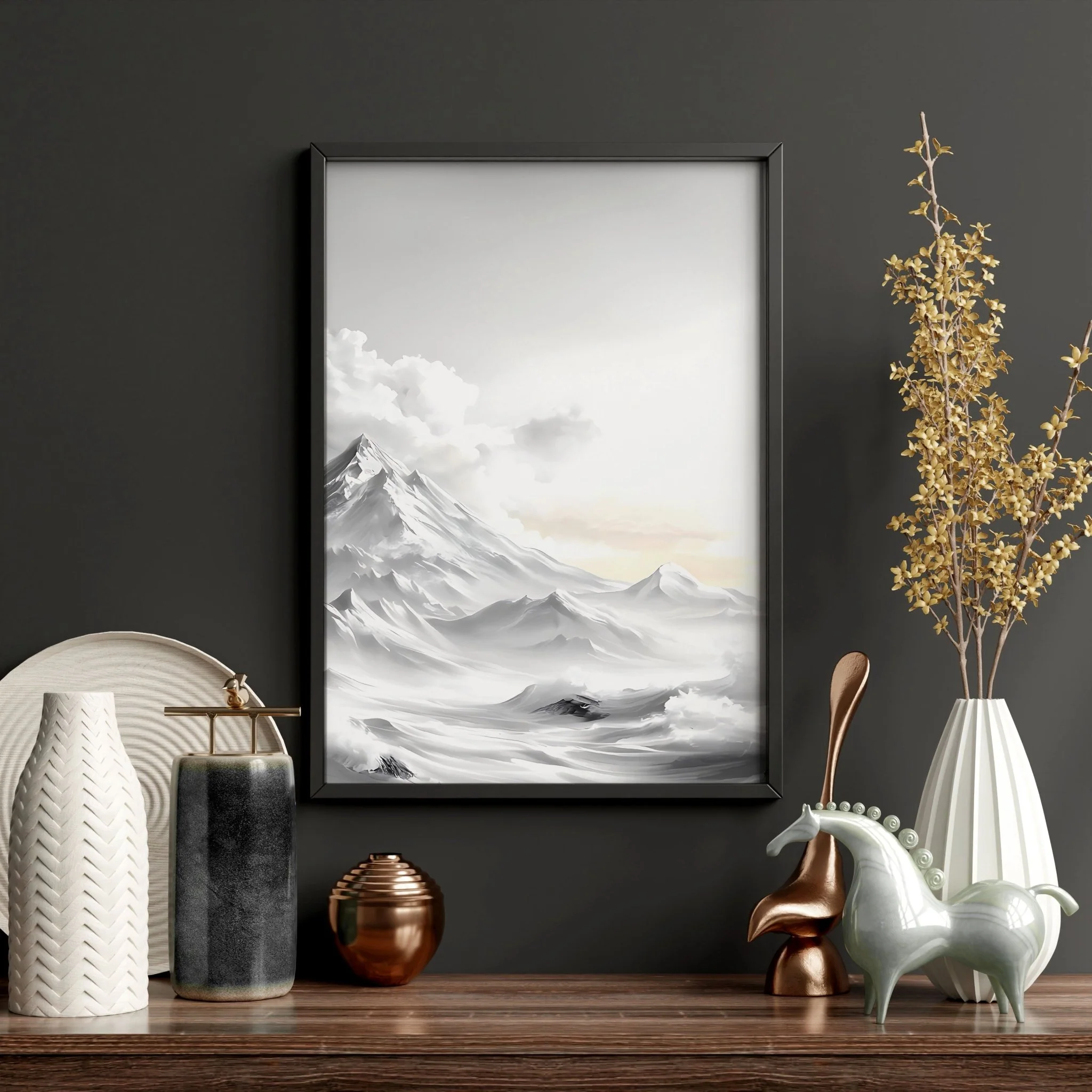 Modern Living Room Wall Decor | Set of 3 Asian Inspired Wall art Prints - Image 16