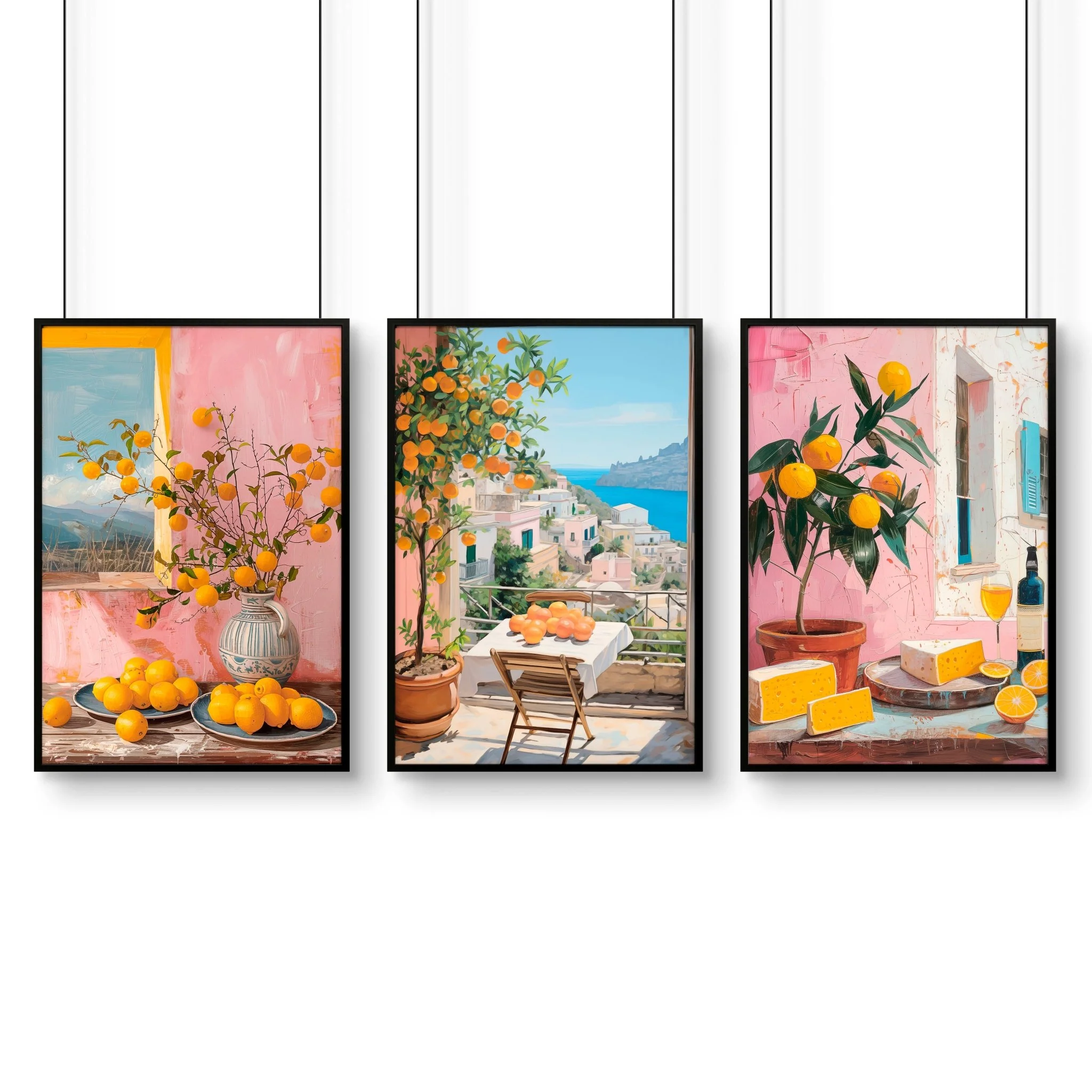 Modern office wall decor | Set of 3 Italian Lifestyle Wall art Prints - Image 10