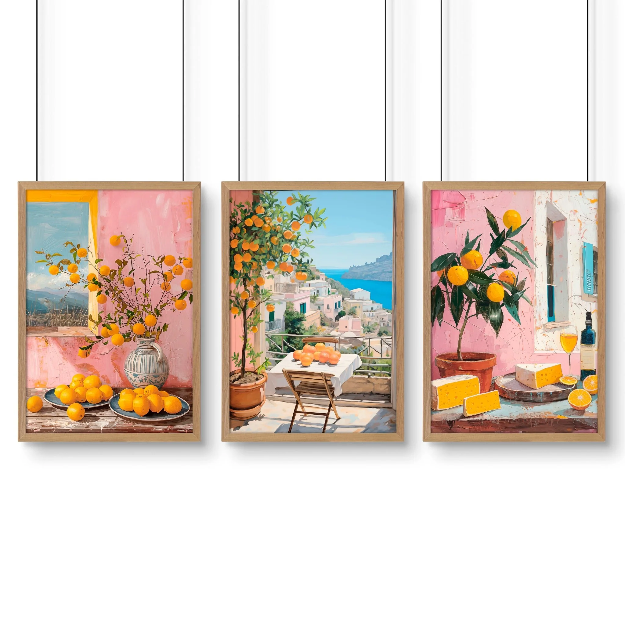 Modern office wall decor | Set of 3 Italian Lifestyle Wall art Prints - Image 11