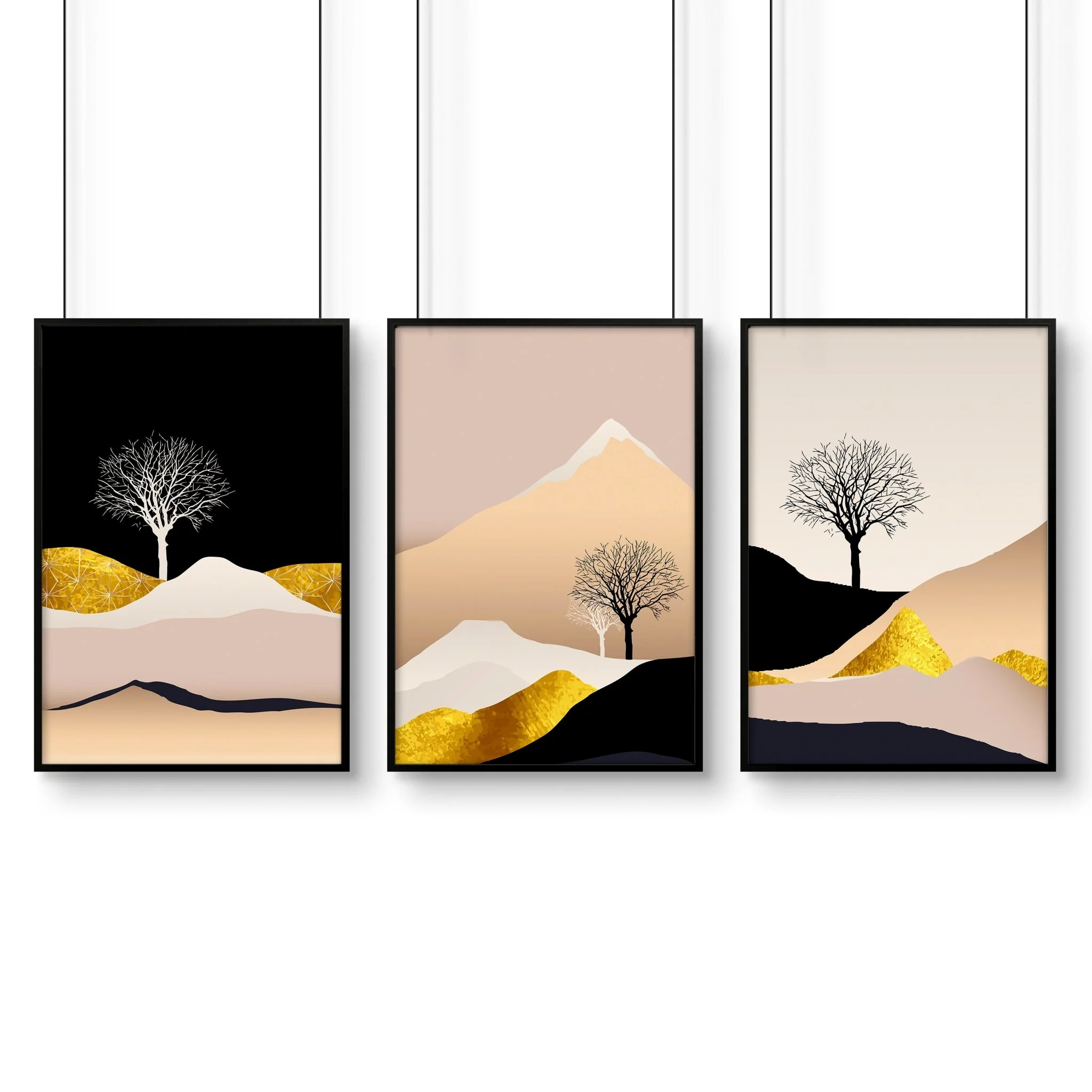 Modern prints for living room | set of 3 wall art prints - Image 9