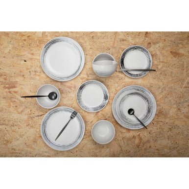 Modern Retro 16 Piece Matte Black Cutlery Set - Image 7