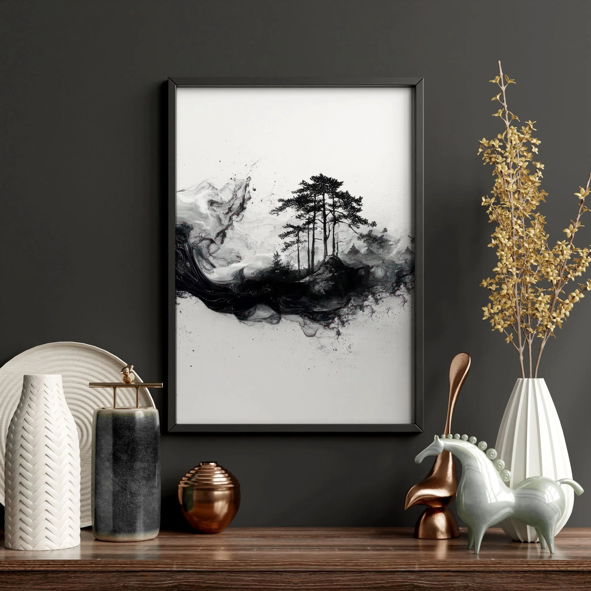 Modern Wall Art For Living Room | Set of 3 Asian Inspired Wall art Prints - Image 16