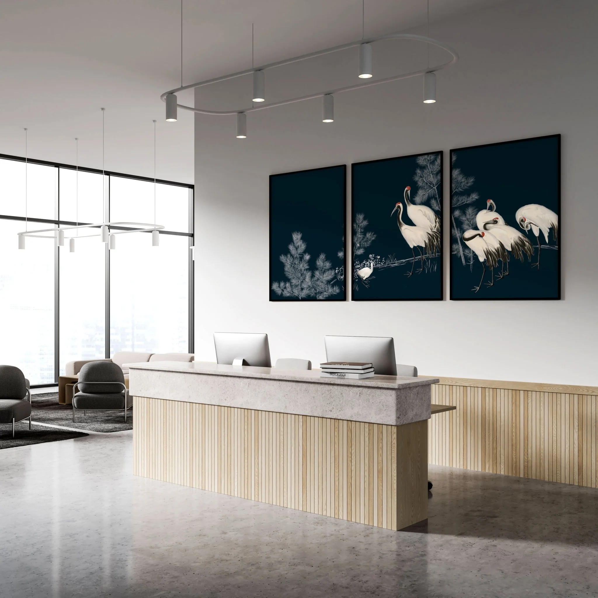 Modern Wall Art Large | Set of 3 Asian Inspired Wall art Prints - Image 5