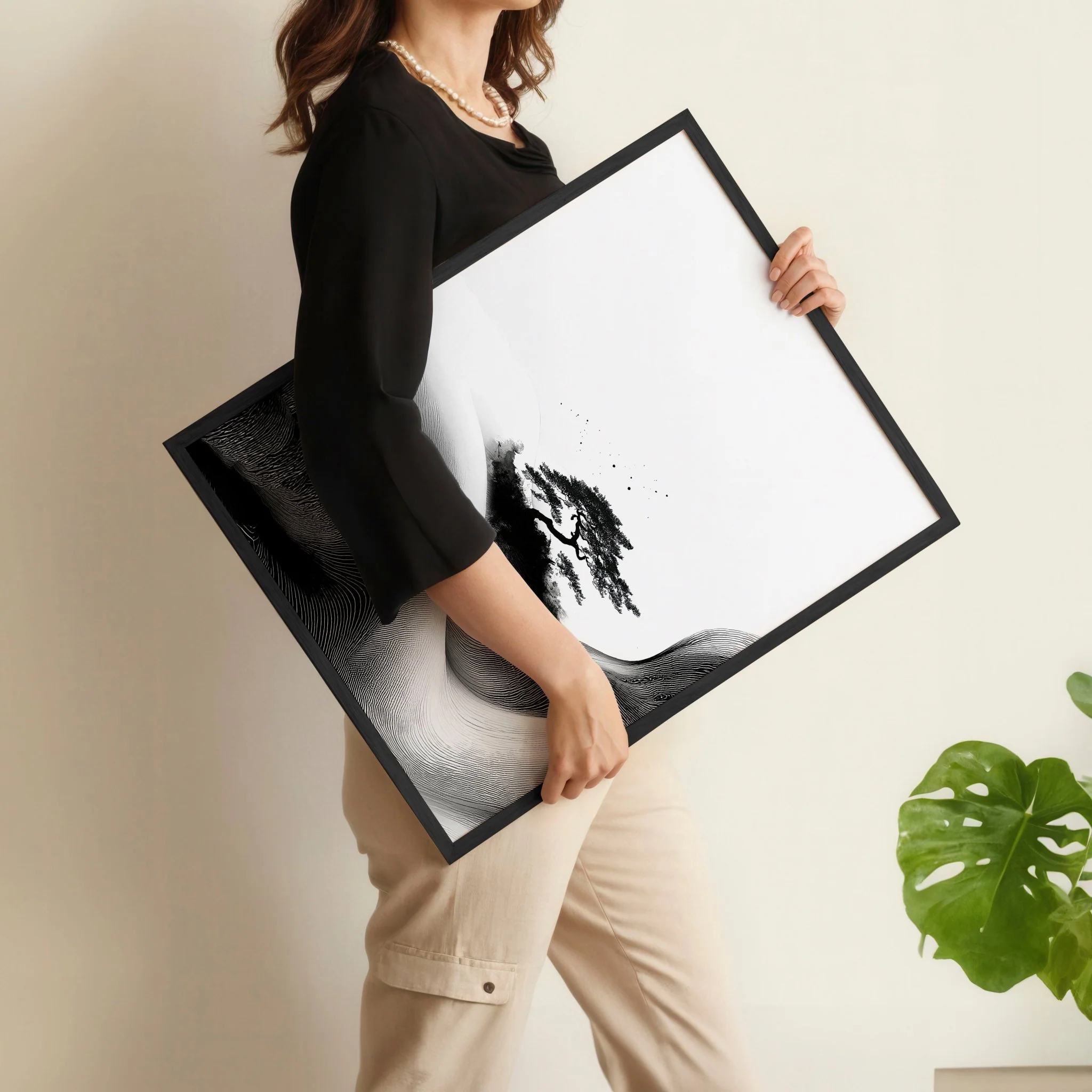 Modern Wall Art Living Room | Set of 3 Asian Inspired Wall art Prints - Image 15