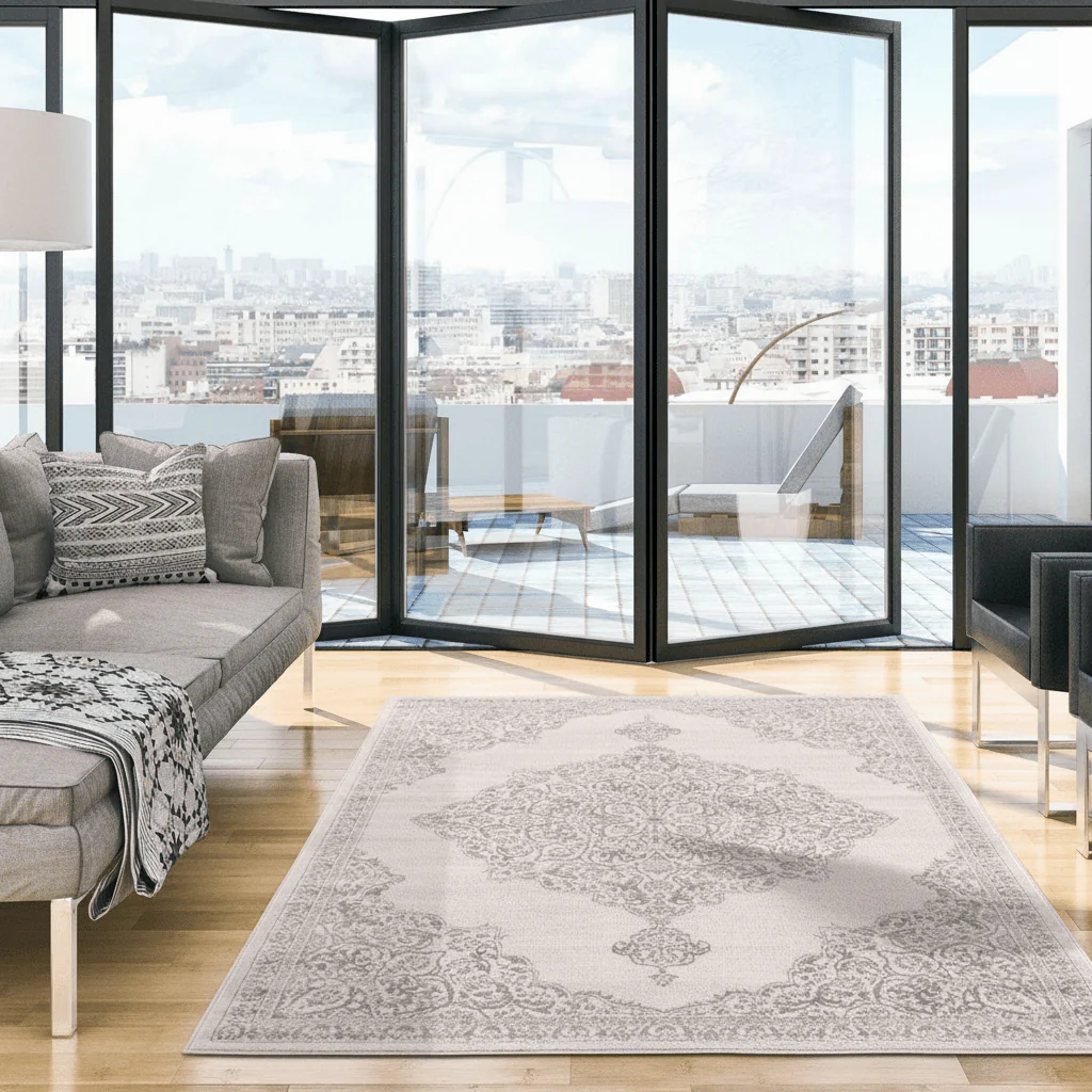 Montana Modern Grey Rugs | 3724G