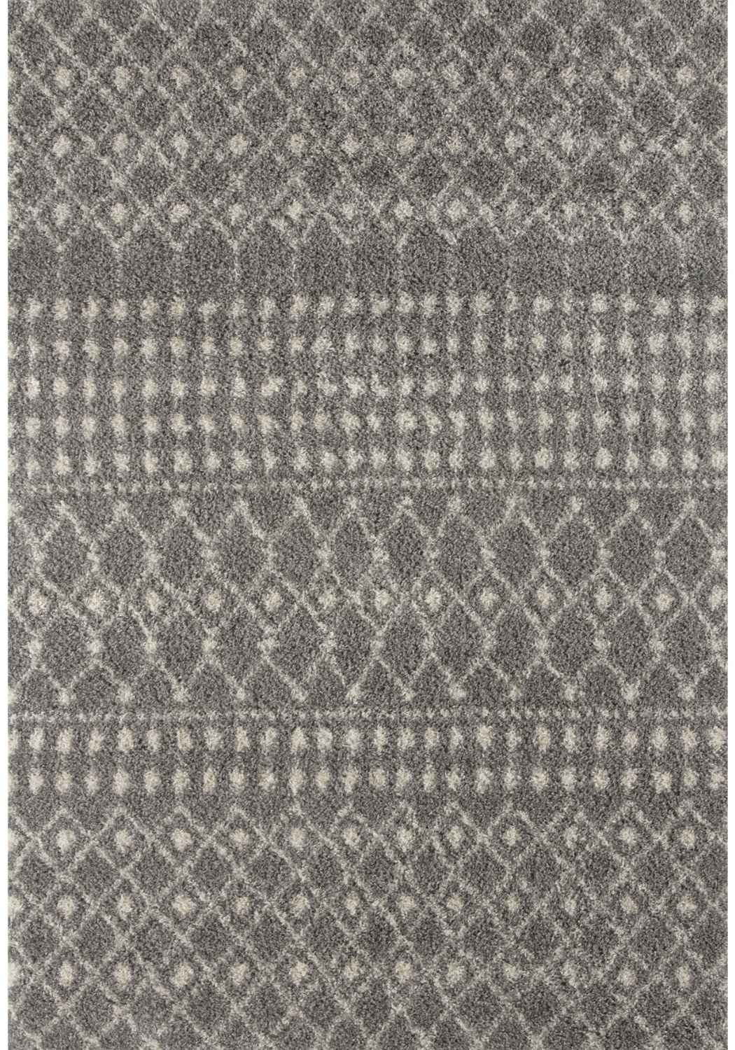 Moroccan Grey Shaggy Rug | 1010 - Image 7