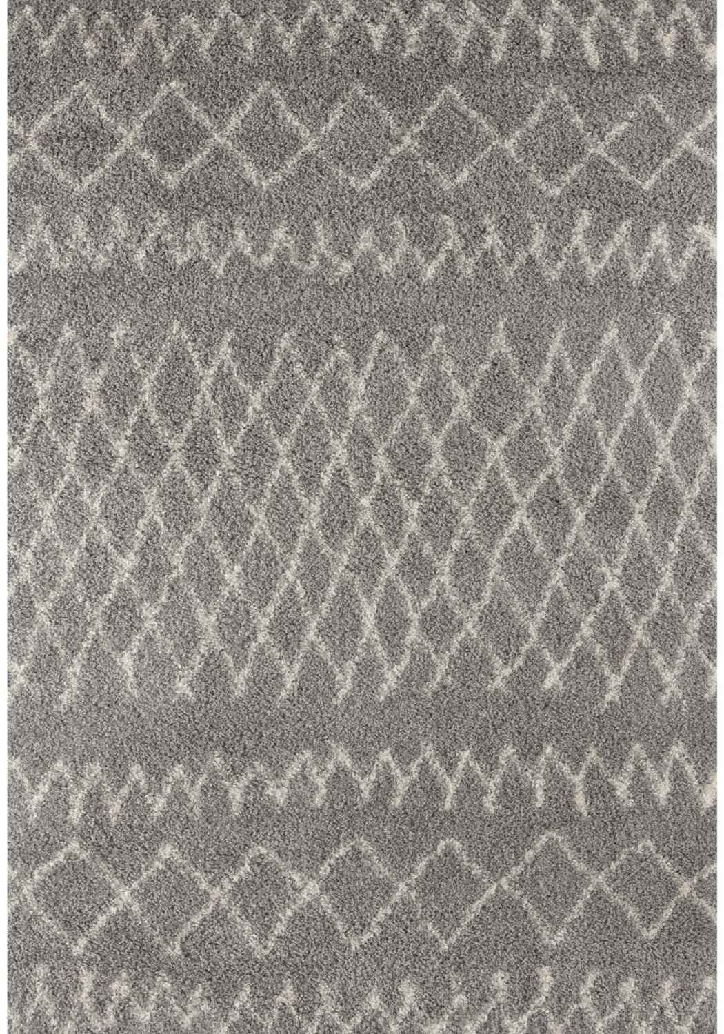 Moroccan Grey Shaggy Rug | 910 - Image 2
