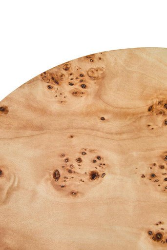 Mota Burl Wood Design Round Side Table - Image 11