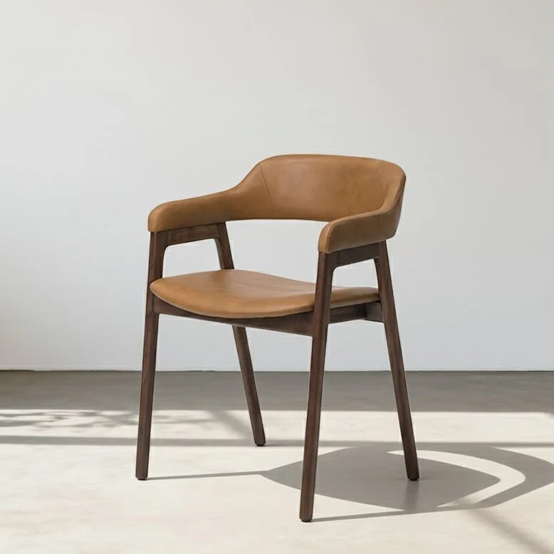 Murcell Matching Dining Chair, Leather Or Linen