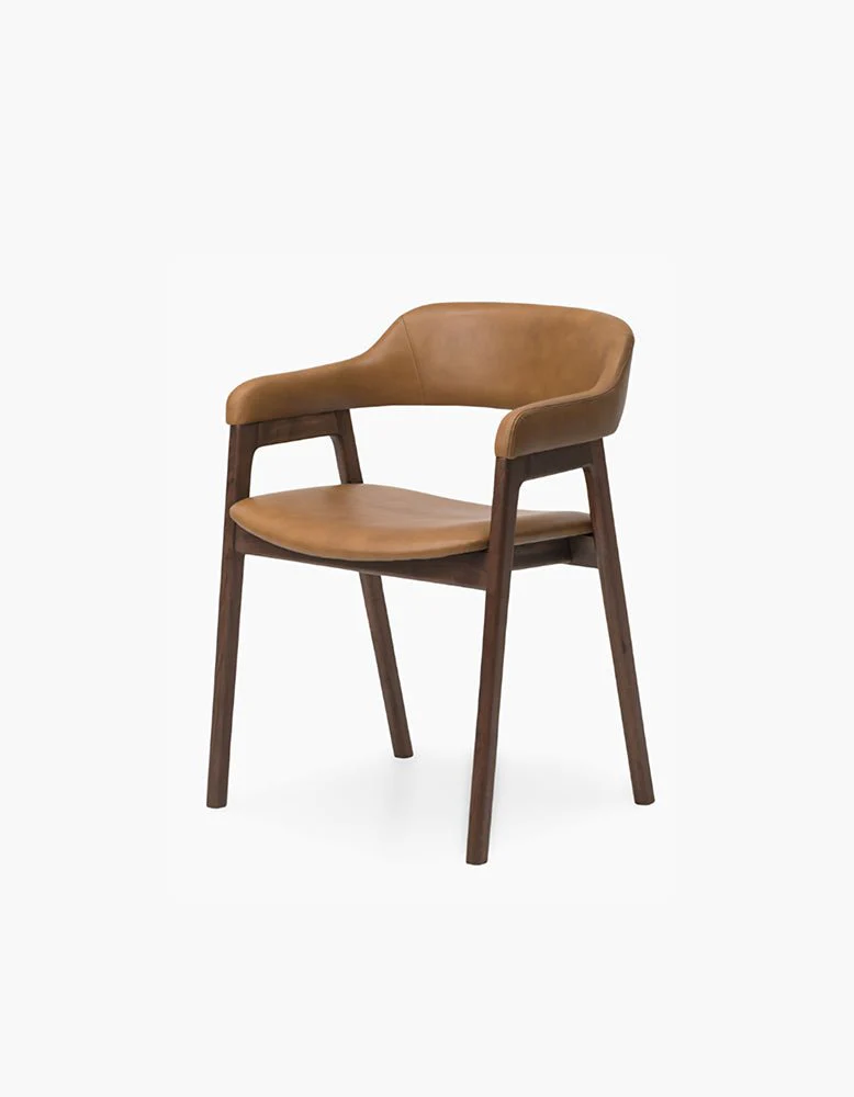 Murcell Matching Dining Chair, Leather Or Linen - Image 3
