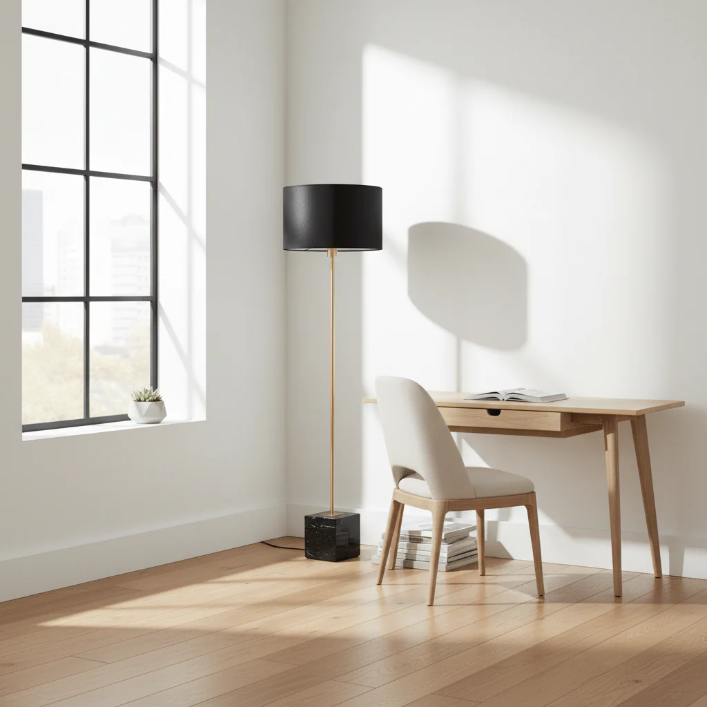 Murdoch Black Floor Lamp - Image 4