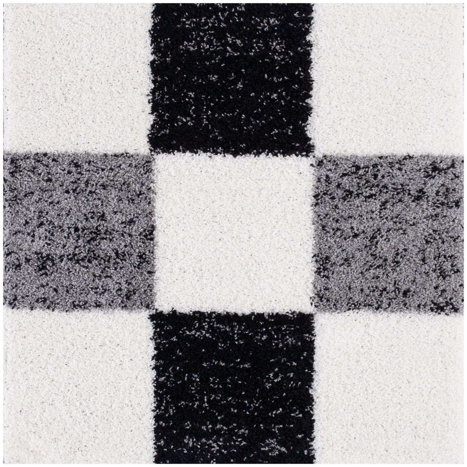 Myshaggy Geometric Grey Rug - Image 14
