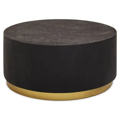 Naro Black And Gold Concrete Look Coffee Table - Image 6