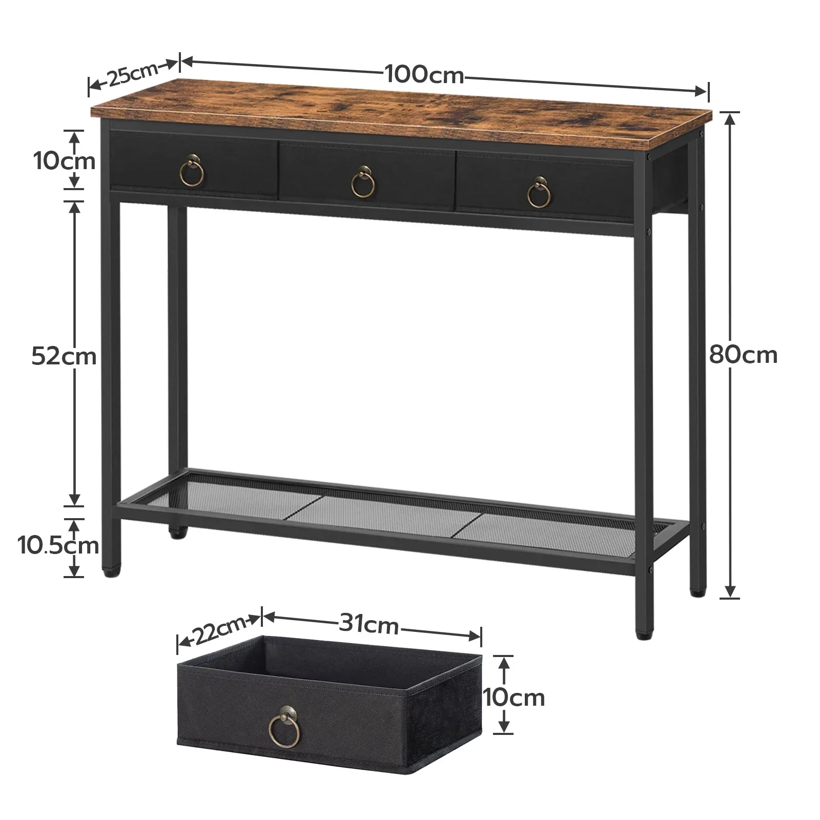 Narrow Entryway Console Table - Image 4