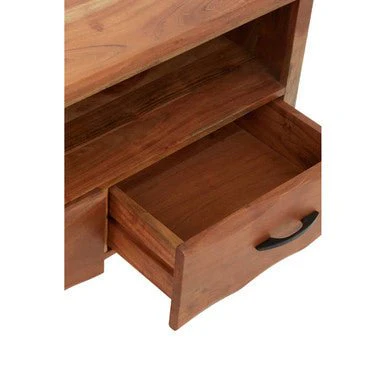 Nashik Three Drawer Acacia Media Unit - Image 13