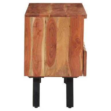 Nashik Two Drawer Acacia Media Unit - Image 9