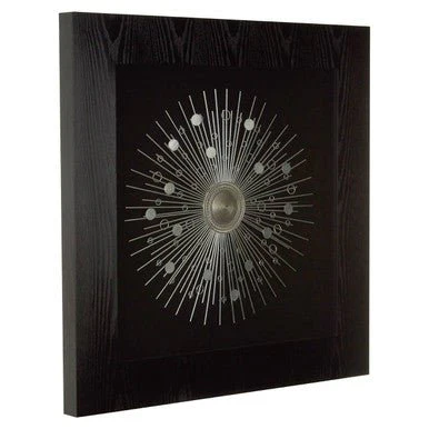 Nason Framed Silver Abstract Wall Art - Image 5