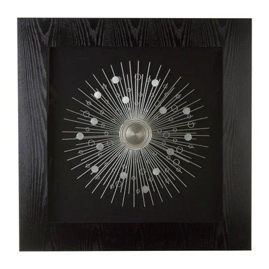Nason Framed Silver Abstract Wall Art - Image 6