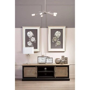 Nason Silver Leaf Design Framed Wall Art - Image 5