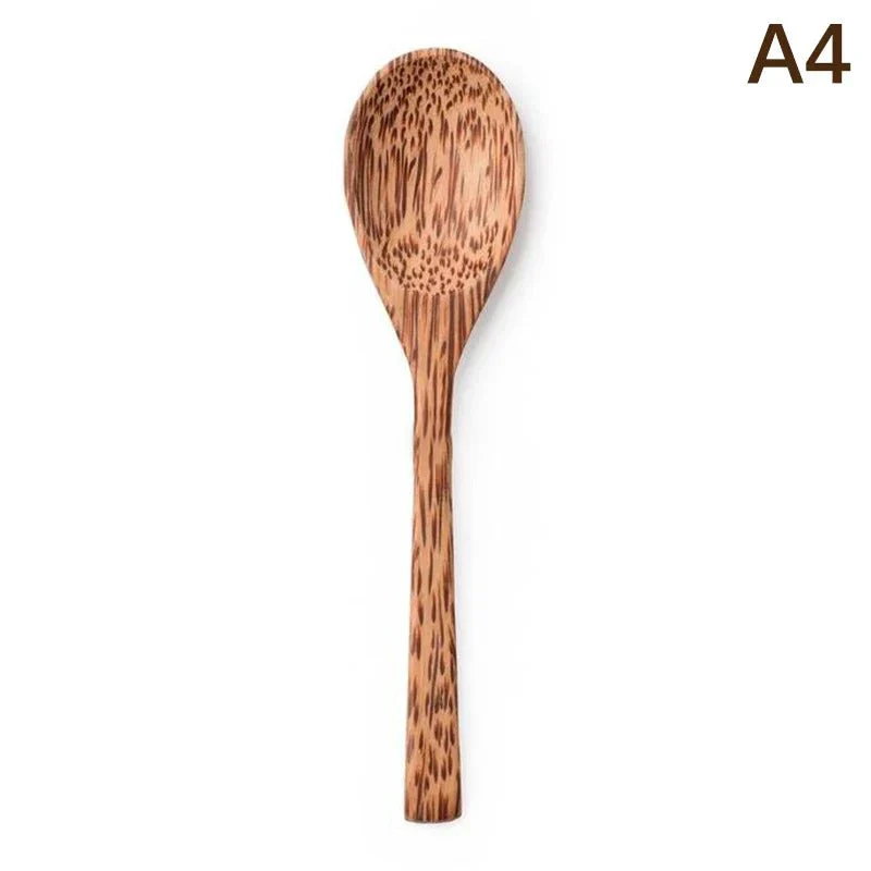 Natural Coconut Bowl Wooden Handmade Coconut Bowls for Eating Tableware Fork Spoon for Dessert Fruit Salad Mixing Rice - Image 13