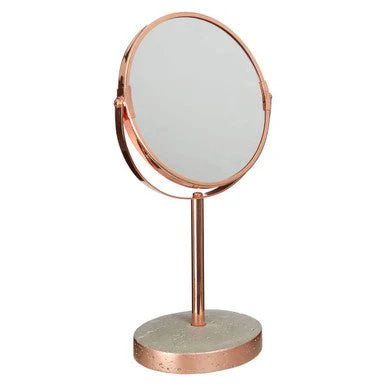Neptune Copper Finish Round Swivel Bathroom Mirror - Image 5
