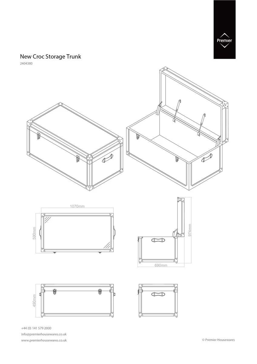 New Croc Storage Trunk - Image 6