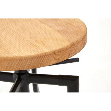 New Foundry Ash Seat Bar Stool - Image 8